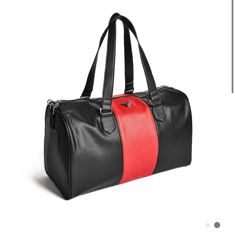 Guess Faux-Leather Duffle Bag
